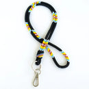 Beaded Wrap Lanyard (Black)
