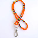 Beaded Wrap Lanyard (Orange)