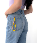Beaded Wrist Lanyard 7” (Yellow)