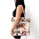 Rope Tote Bag (Horses Cream)