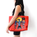 Large Tote Bag (Thunderbird Above)
