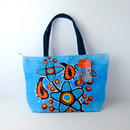 Large Tote Bag (Woodlandesque Florals)