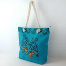 Rope Tote Bag (Little Critters Teal)