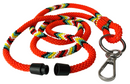 Beaded Breakaway Lanyard 18" (Orange)