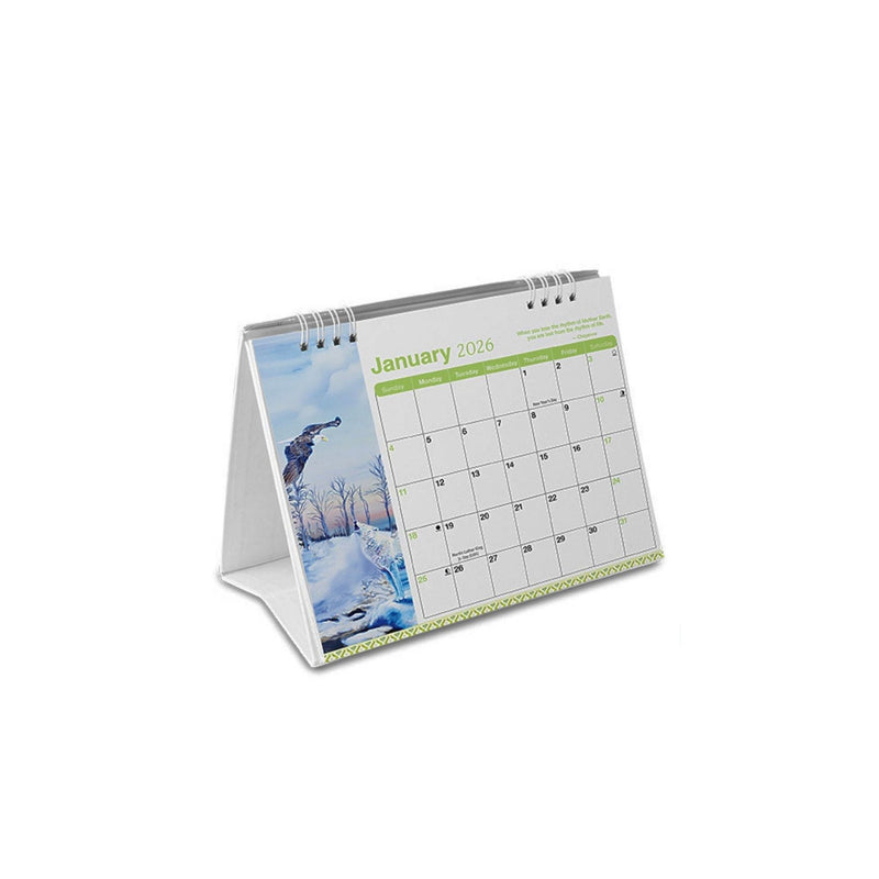 2026 12-Month Standing Flip Desk Calendar (Available Oct 30th)