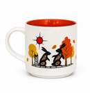 14oz-Ceramic Mug (Rabbits)