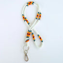 Beaded Wrap Lanyard (White)