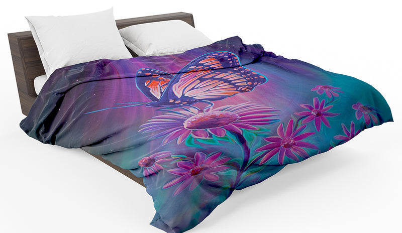 Queen Size Fleece Blanket (Butterfly) [ETA Dec 15th]