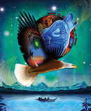 Queen Size Fleece Blanket (Seven Teachings)