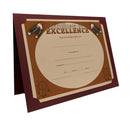 Linen Certificate Holders (Burgundy) x10