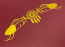 Linen Certificate Holders (Burgundy) x10