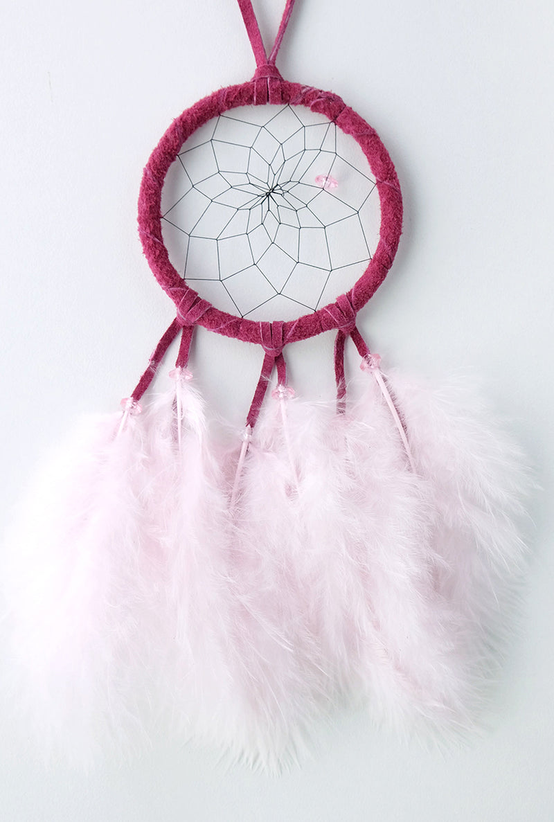 2.5" Dreamcatcher (Fluffy Pink)