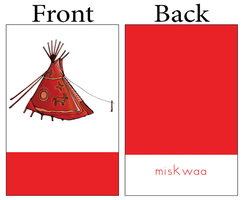 Color Cards (Ojibwe)