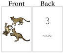 Educational Card Set - Numbers (Ojibwe)