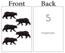 Educational Card Set - Numbers (Ojibwe)