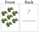 Educational Card Set - Numbers (Ojibwe)