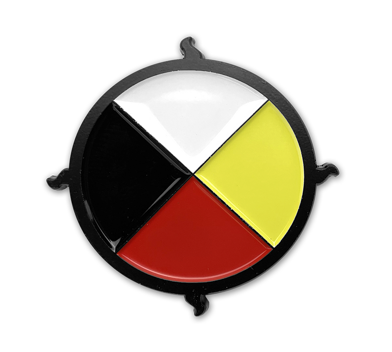 Enamel Pin (Medicine Wheel)