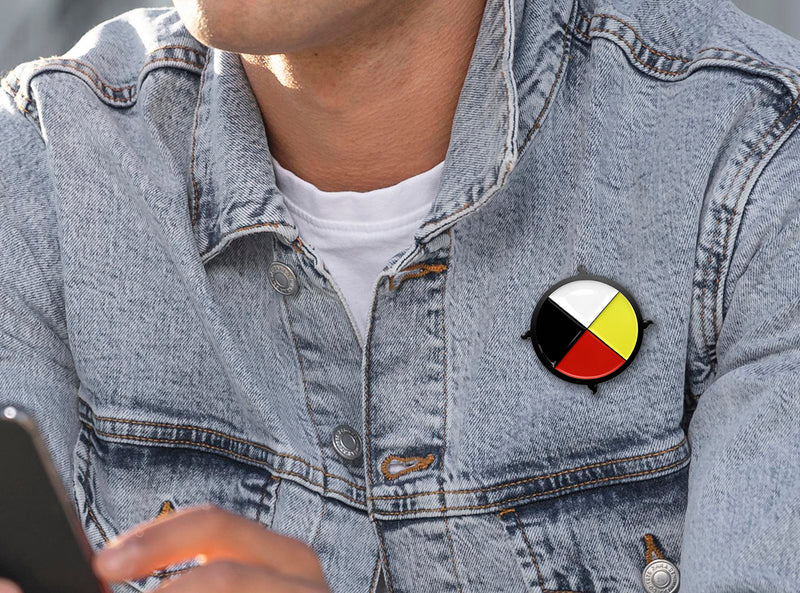 Enamel Pin (Medicine Wheel)