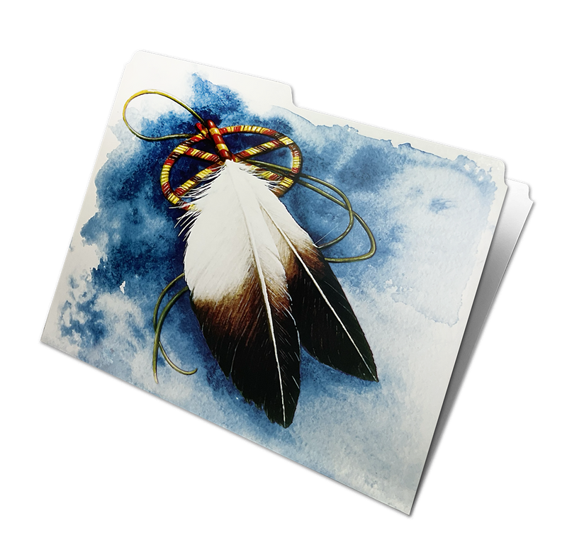 20-Pack File Folders (Feather)