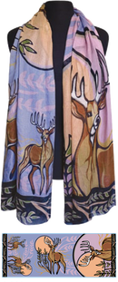 Signature Scarf (Deer/Waawaashkeshi)