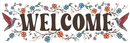 Welcome (Flowers/Hummingbird)