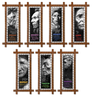 7-Piece Seven Teachings Canvas Print Set