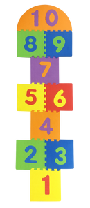 12-Piece Hopscotch Floor Play Mat