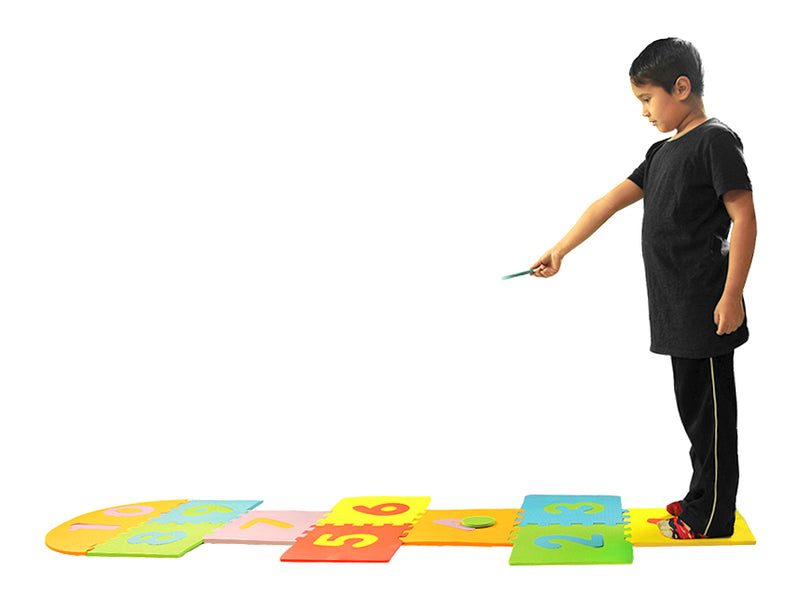 12-Piece Hopscotch Floor Play Mat