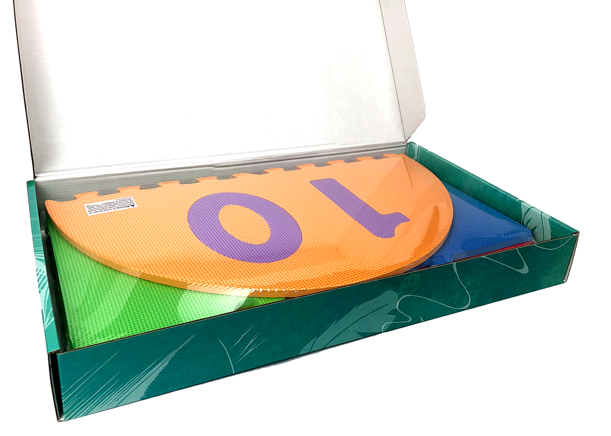 12-Piece Hopscotch Floor Play Mat