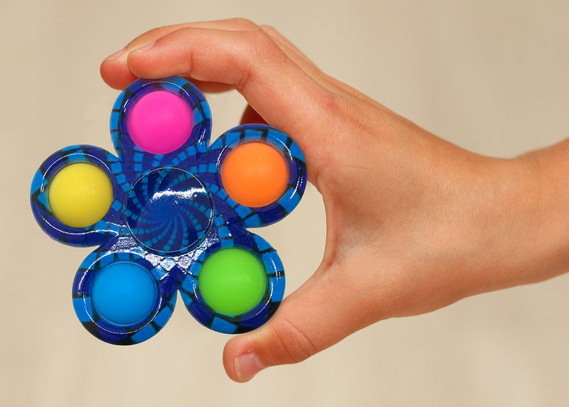 2-Piece Pop Fidget Spinner Set - Multi-Colour