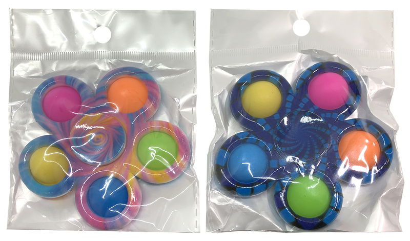 2-Piece Pop Fidget Spinner Set - Multi-Colour