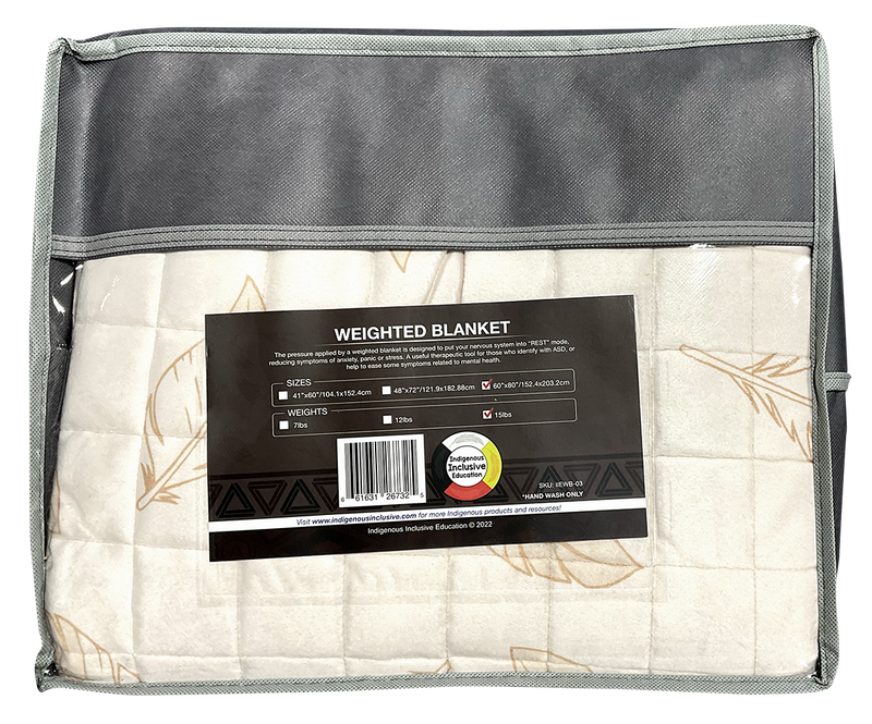 Weighted Blanket 15lbs (60” x 80”)