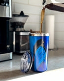 Stainless Steel Travel Mug - Feathers
