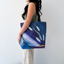 Printed Tote Bag (Feathers)