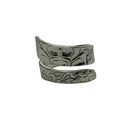 Flower Of The Thunderbirds Silver Wrap Ring