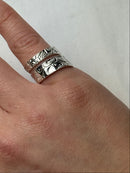 Flower Of The Thunderbirds Silver Wrap Ring