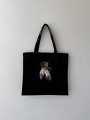 Embroidered Tote Bag (Medicine Wheel)