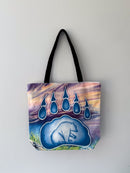 Printed Tote Bag (Bear Paw)