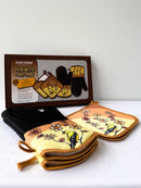 Oven Mitts + Hot Pad Set (Dalena)