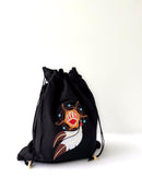 Small Embroidered Tote Bag (Paw)