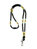 Beaded Breakaway Lanyard 18" (Black)
