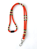 Beaded Breakaway Lanyard 18" (Orange)