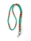 Beaded Wrap Lanyard (Teal)