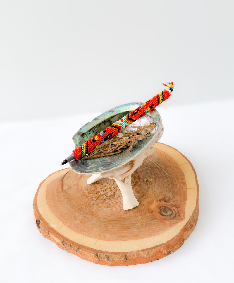Beaded Pen (Orange)