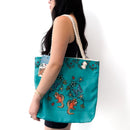Rope Tote Bag (Little Critters Teal)