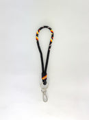 Wrist Beaded Wrap Lanyard (Black)