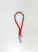 Wrist Beaded Wrap Lanyard (Red)