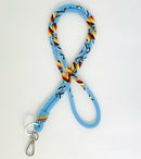 Beaded Wrap Lanyard (Blue)
