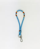 Wrist Beaded Wrap Lanyard (Blue)