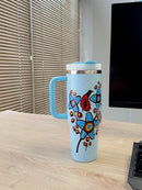 40oz Travel Tumblers (Woodlandesque Florals)